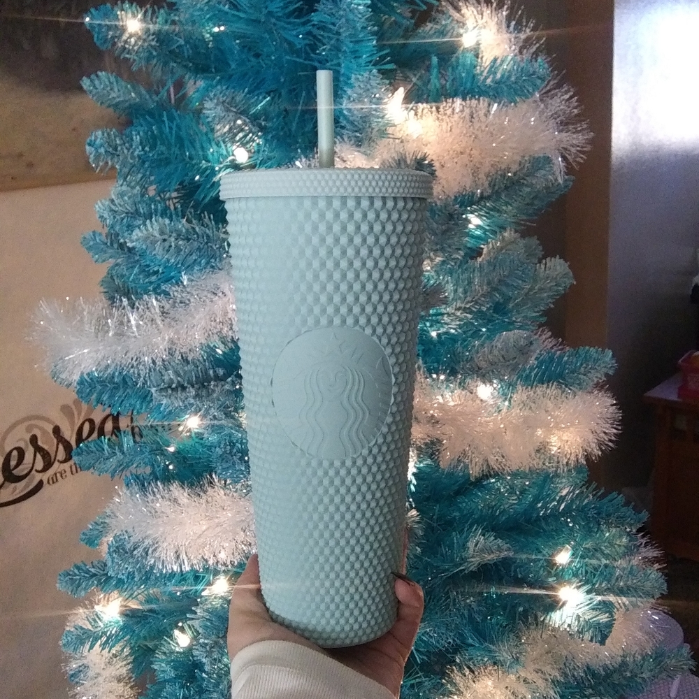 ✨LAST FEW✨New Starbucks Mint Studded Tumbler